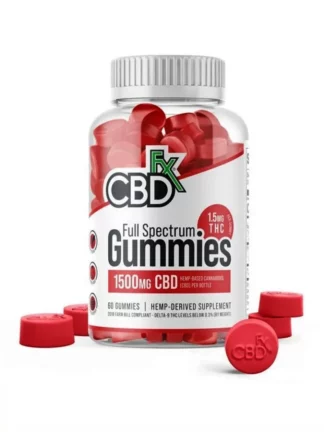 CBDfx Full Spectrum Gummies 1500mg 60ct