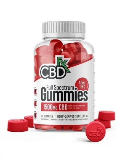 CBDfx Full Spectrum Gummies 1500mg 60ct