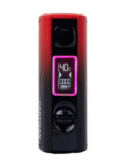 Cartisan Atom 550mAh 510 Thread Battery Red Black