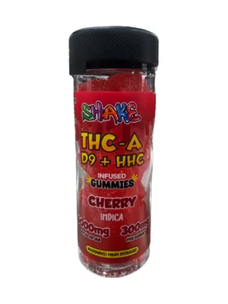 Cherry Shake THC-A+D9+HHC Infused Gummies 6000mg