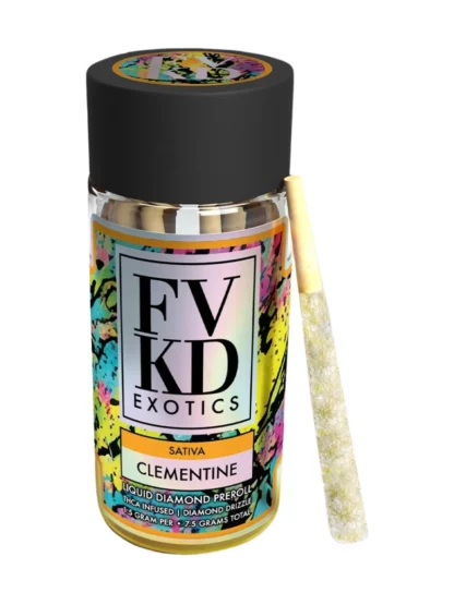 Clementine FVKD Liquid Diamond Pre Rolls 7.5G 5ct