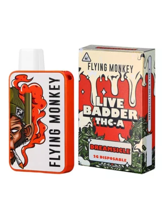 Dreamsicle Flying Monkey Live Badder THCA Disposable 2G