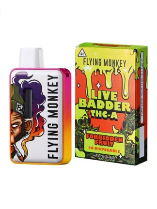 Forbidden Fruit Flying Monkey Live Badder THCA Disposable 2G