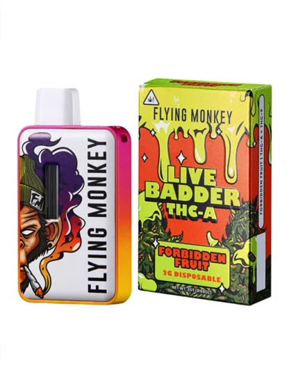 Forbidden Fruit Flying Monkey Live Badder THCA Disposable 2G