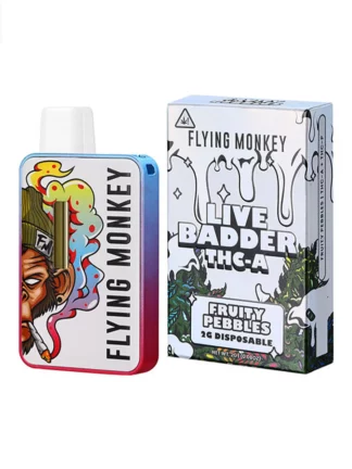 Fruity Pebbles Flying Monkey Live Badder THCA Disposable 2G