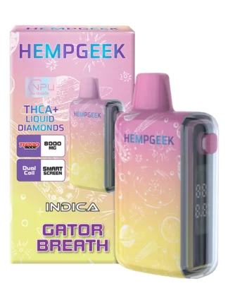 Gator Breath Hempgeek THCA+Liquid Diamonds Disposable 8000MG