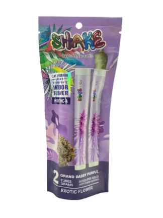 Grand Daddy Purple Shake Exotic THCA Pre-Rolls 2G