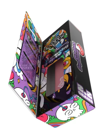 Grape Punch Exodus Mushy Disposable Vape 2.2G Box open