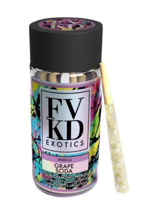 Grape Soda FVKD Liquid Diamond Pre Rolls 7.5G 5ct
