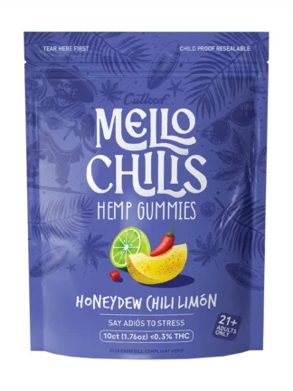 Honeydew Chili Limon Mello Chilis Hemp Gummies 10ct