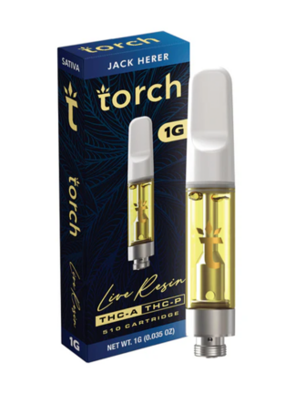 Jack Herer Torch Live Resin THC-A + THC-P 510 Cartridge 1G