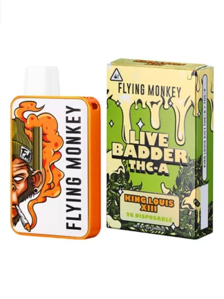King Luis XIII Flying Monkey Live Badder THCA Disposable 2G