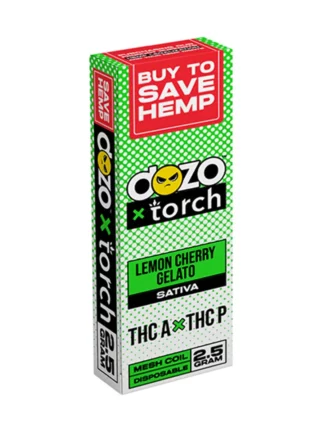 Lemon Cherry Gelato Dozo x Torch THC-A + THC-P Disposable 2.5G