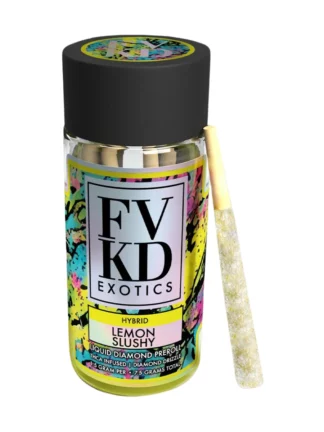 Lemon Slushy FVKD Liquid Diamond Pre Rolls 7.5G 5ct
