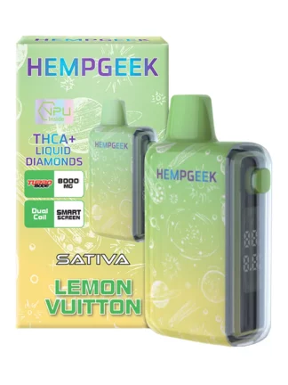 Lemon Vuitton Hempgeek THCA+Liquid Diamonds Disposable 8000MG