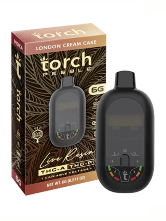 London Cream Cake Torch Pebble Live Resin Disposable 6G