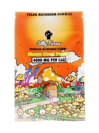 Mango Chost Pepper Silly Farms Vegan Mushroom Gummies 4000MG