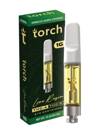 Miracle Alien Cookies Torch Live Resin THC-A + THC-P 510 Cartridge 1G