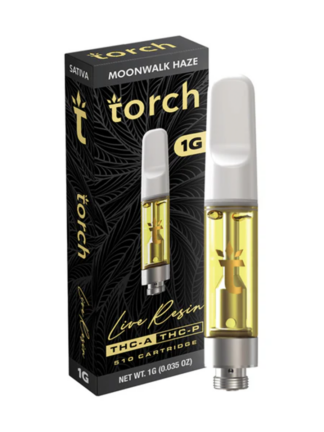 Moonwalk Haze Torch Live Resin THC-A + THC-P 510 Cartridge 1G