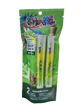Northern Lights Shake Exotic THCA Pre-Rolls 2G