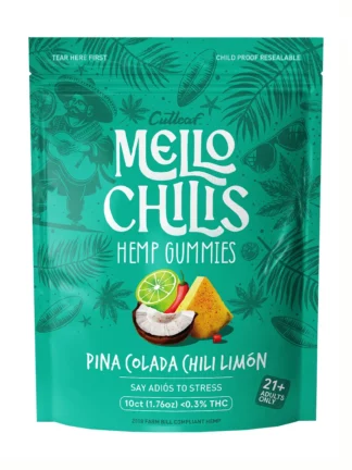 Pina Colada Chili Limon Mello Chilis Hemp Gummies 10ct