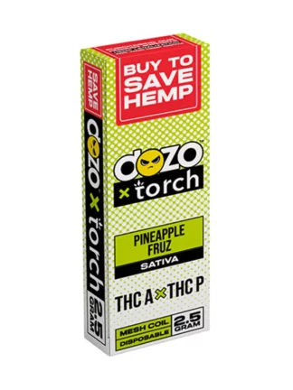 Pineapple Fruz Dozo x Torch THC-A + THC-P Disposable 2.5G