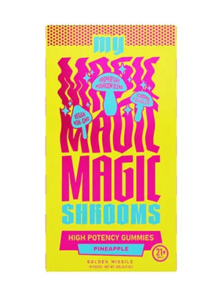 Pineapple My Magic Mushy High Potency Mushroom Gummies 10ct