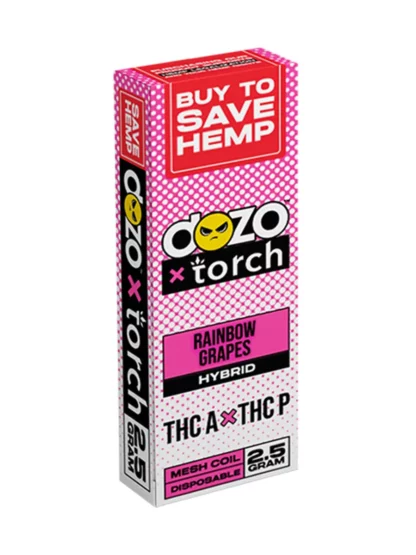 Rainbow Grapes Dozo x Torch THC-A + THC-P Disposable 2.5G
