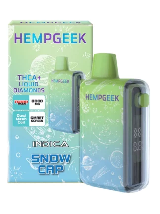 Snow Cap Hempgeek THCA+Liquid Diamonds Disposable 8000MG