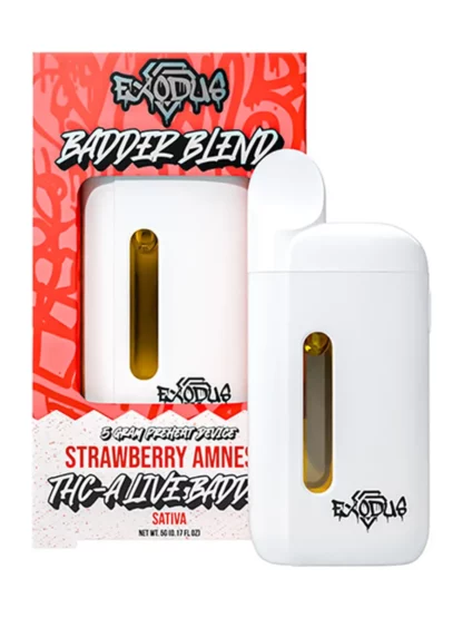 Strawberry Amnesia Exodus Badder Blend THCA Disposable 5G