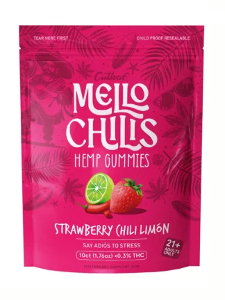 Strawberry Chili Limon Mello Chilis Hemp Gummies 10ct