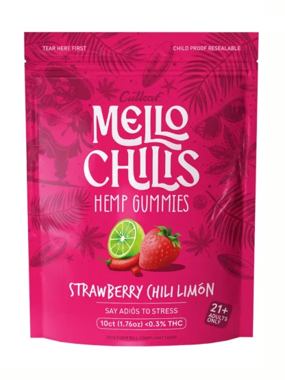 Strawberry Chili Limon Mello Chilis Hemp Gummies 10ct