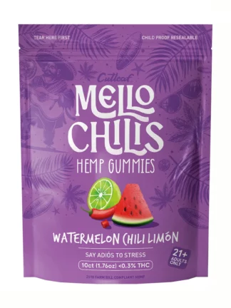 Watermelon Chili Limon Mello Chilis Hemp Gummies 10ct