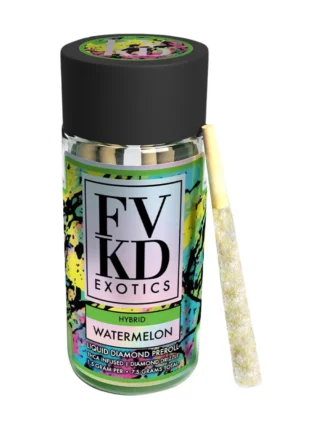 Watermelon FVKD Liquid Diamond Pre Rolls 7.5G 5ct