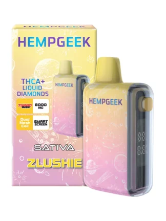 Zlushie Hempgeek THCA+Liquid Diamonds Disposable 8000MG