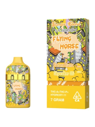 Banana Runtz | Skywalker OG Flying Horse Stoner Blend Black Edition Disposable 7G