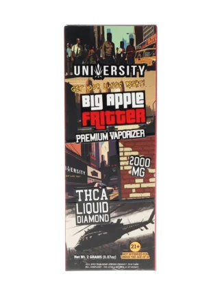 Big Apple Fritter University THCA Liquid Diamond Disposable 2G