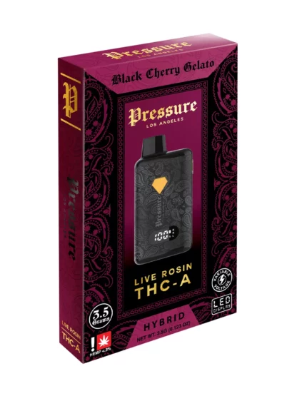Black Cherry Gelato Pressure Live Rosin THC-A Disposable 3.5G