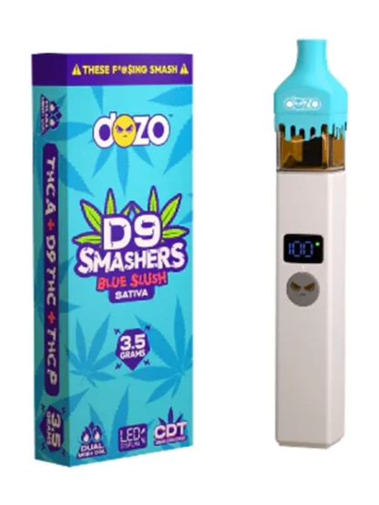 Blue Slush Dozo D9 Smashers THCA Blend Disposable 3.5G