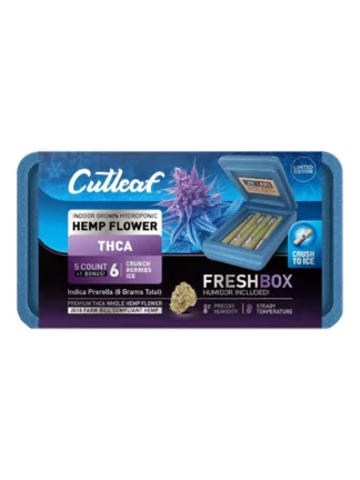 Crunch Berries Ice Cutleaf THCA Pre-Rolls 6ct + FreshBox