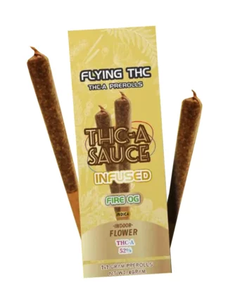 Fire OG Flying Horse THCA Sauce Infused Pre-Rolls 2G
