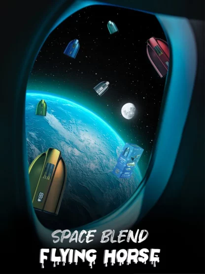 Flying Horse Space Blend Disposable 11000MG Poster 4