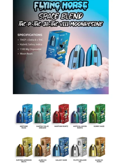 Flying Horse Space Blend Disposable 11000MG poster 2