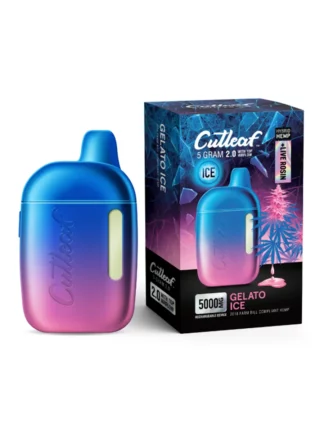 Gelato Ice Cutleaf Live Rosin Disposable Vape 5G