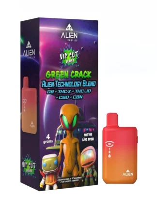 Green Crack Alien Exotics Live Resin Blend Disposables 4G