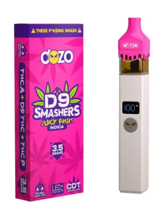 Juicy Fruit Dozo D9 Smashers THCA Blend Disposable 3.5G