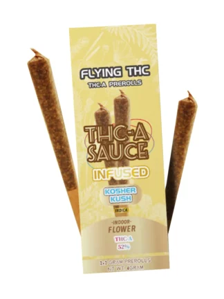 Kosher Kush Flying Horse THCA Sauce Infused Pre-Rolls 2G