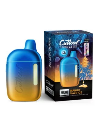 Mango Haze Ice Cutleaf Live Rosin Disposable Vape 5G