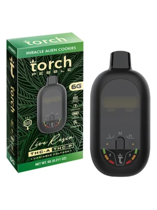 Miracle Alien Cookies Torch Pebble Live Resin Disposable 6G