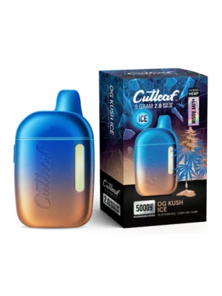 OG Kush Ice Cutleaf Live Rosin Disposable Vape 5G